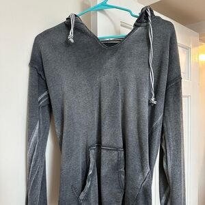 Ocean Drive Charcoal V-Neck  Sweatershirt